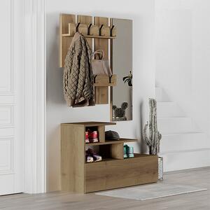 Антре мебел Vesty TopMebel от меламин в светлокафяв цвят 100x36x61cm