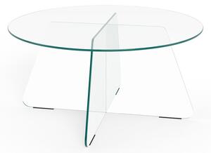 Стъклена кръгла масичка за кафе ø 80 cm Samos – Actona