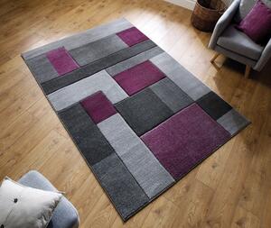 Килим Космос Виолетов/Сив 200X290 см, Flair Rugs