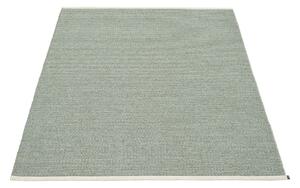 Светлозелен килим за открито и закрито 140x200 cm Mono Sage Army – Pappelina