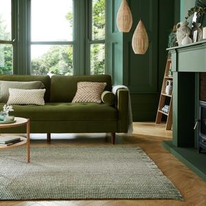 Килим от юта омбре зелено 80X150 см, Flair Rugs