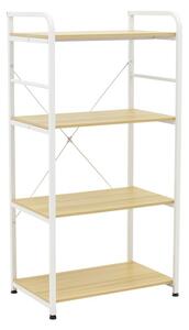 Стояща етажерка, Depo, Pako World, MDF, бяла, 60x40x120 см