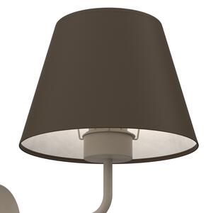 Настенна лампа ARDEN 1xE27/15W/230V бежова/кафява
