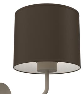 Стенна лампа ARDEN 1xE27/15W/230V бежова/кафява