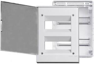 ABB Табло за скрит монтаж 2x12мод. Basic E с прозрачна врата и Н и РЕ клеми /до изчерпване/ - 1SZR004002A1207