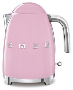 Електрическа кана SMEG KLF03PKEU, 2400 W, 1.7 л, 360° основа, Гланцово покритие, Розов