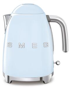 Електрическа кана SMEG KLF03PBEU, 2400 W, 1.7 л, 360° основа, Гланцово покритие, Пастелно син
