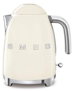 Електрическа кана SMEG KLF03CREU, 2400 W, 1.7 л, 360° основа, Гланцово покритие, Крем