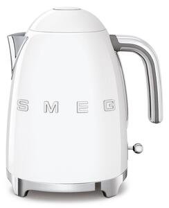 Електрическа кана SMEG KLF03WHEU, 2400 W, 1.7 л, 360° основа, Гланцово покритие, Бял