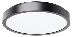 Samira, indoor round ceiling lamp, black plastic lamp with white plastic shade, 36W, with shade: 2900lm, without shade: 3600lm