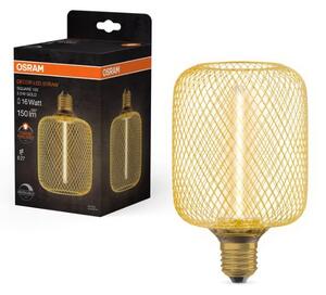 LEDVANCE LED ЛАМПА DECOR STR SQ100 GOLD/DIM 3.5W/818 E27 - 4058075840188