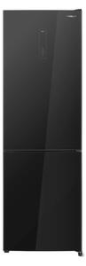 Хладилник с фризер Finlux FBN340B GLASS, клас E, 322 л. общ обем, свободностоящ, 246 kWh/годишно, Total No Frost, Multi-Air Flow, Fast Cooling, Fast Freezing, черен
