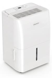 Обезвлажнител на въздух Crown TDE-16L25IHU, 380W, 2.5 l резервоар, HEPA филтър, UV светлина, йонизатор, таймер, бял