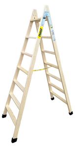 Сгъваема стълба Plabell BLD-7 Дървен 190 cm