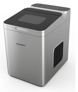 Ледогенератор Crown ICM-625S, 10кг дневен капацитет, 1.5 л резервоар, сив