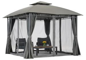 Garden Point Сицилия 3x3m антрацитен градински павилион