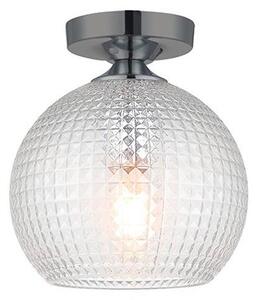 Плафон TALISA 1xE27/40W/230V черен хром
