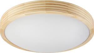 Таванно осветително тяло NATURAL MODERN SLIM 2xE27/15W/230V Ø 37,5 см от бор