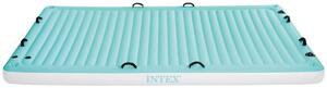 Inflatable Pool Float Intex Одеяло Бял цвят тюркоаз 310 x 18 x 183 cm