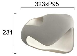 Аплик DEBBY 1xG9/8W/230V, сив