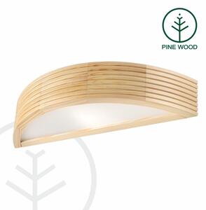 Настенен аплик NATURAL MODERN 1xE27/15W/230V от борова дървесина