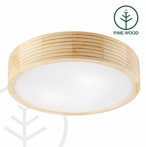 Плафон NATURAL MODERN 2xE27/15W/230V диам. 37,5 см, в цвят бор