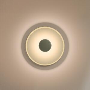 Vibia Top LED стенна лампа Ø 40 cm зелена L1, Затъмняване, Зелен, Дневна/трапезария, Метал, Модерен