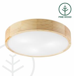 Таванно осветително тяло NATURAL MODERN 3xE27/15W/230V Ø 47,5 cm бор