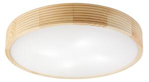 Плафониера NATURAL MODERN, 4xE27/15W/230V, Ø 58 см, борова дървесина