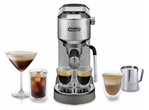 Кафемашина еспресо DeLonghi Dedica Duo, 15 bar налягане, Thermoblock система, металик