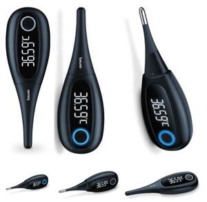 Термометър Beurer OT 30, автоматично изключване, водоустойчив, Bluetooth, черен