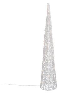 Коледно дърво прозрачно 100 см вкл. LED IP44 - Coni