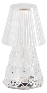 Настолна лампа прозрачно стъкло с LED акумулаторна IP44 - Lola 20 Lux