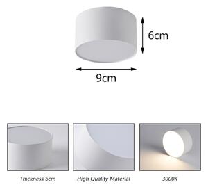 Brilagi - LED таванно осветително тяло за баня FORIS LED/9W/230V Ø 9 см, бяло, IP44