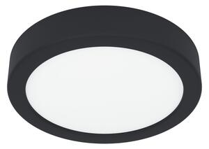 Eglo 901324 - LED таванно осветително тяло за баня FUEVA LED/7,5W/230V Ø16,6cm IP44 черно