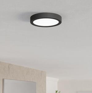 Eglo 901324 - LED таванно осветително тяло за баня FUEVA LED/7,5W/230V Ø16,6cm IP44 черно