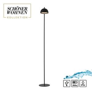 Schöner Wohnen 19245-18 - LED димируема подова лампа BELLIS LED/2,5W/5V IP54 черна