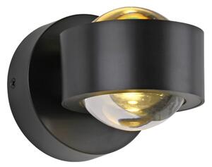 Schöner Wohnen 19331-18 - LED стенно осветително тяло CHIA 2xLED/2W/230V черно