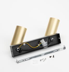 Brilagi - Спот SELE GOLDEN 2xGU10/30W/230V черен/златист