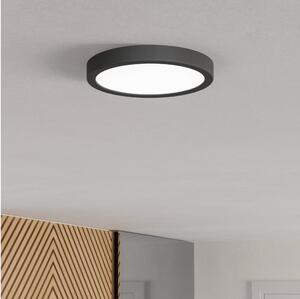 Eglo 901298-LED Таванен плафон FUEVA LED/11,5W/230V 2700/4000/6500K диаметър 21,1 см, черен