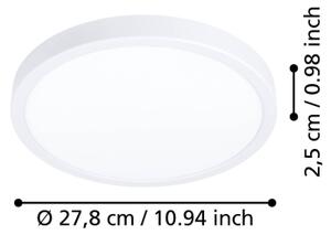 Eglo 901308-LED Плафон FUEVA LED/14,2W/230V 2700/4000/6500K Ø27,8 см, бял