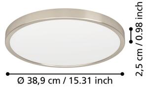 Eglo 901318 - LED плафон FUEVA LED/17W/230V 2700/4000/6500K Ø 38,9 cm хром