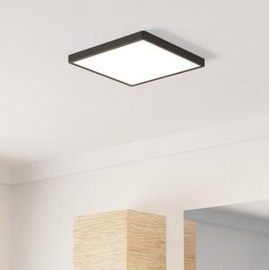 Eglo 901331 - Таванно LED осветително тяло за баня FUEVA, 13W/230V, 29x29 см, IP44, черно