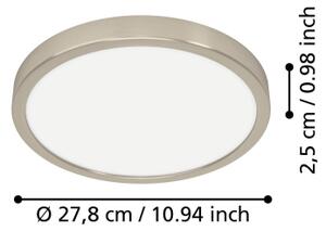 Eglo 901317 -LED таванно осветително тяло FUEVA LED/14,2W/230V 2700/4000/6500K Ø27,8 см хром