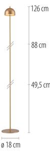 Schöner Wohnen 19245-12 - димируема LED подова лампа BELLIS LED/2,5W/5V IP54 златна