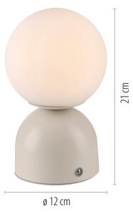 Schöner Wohnen 19218-39 - LED димируема настолна лампа RUDI LED/1,2W/5V сива