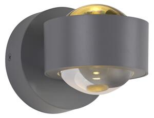 Schöner Wohnen 19331-21 - LED стенно осветително тяло CHIA 2xLED/2W/230V антрацит