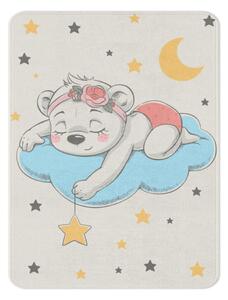 Бял детски килим 80x140 cm Happy Dreams – Oyo Concept