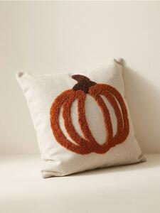 Sinsay - Декоративна калъфка за възглавница с мотив на тиква - кремав