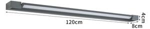 Brilagi-LED Осветление за огледало за баня AQUA LINE LED/36W/230V 120 cm IP44 антрацит